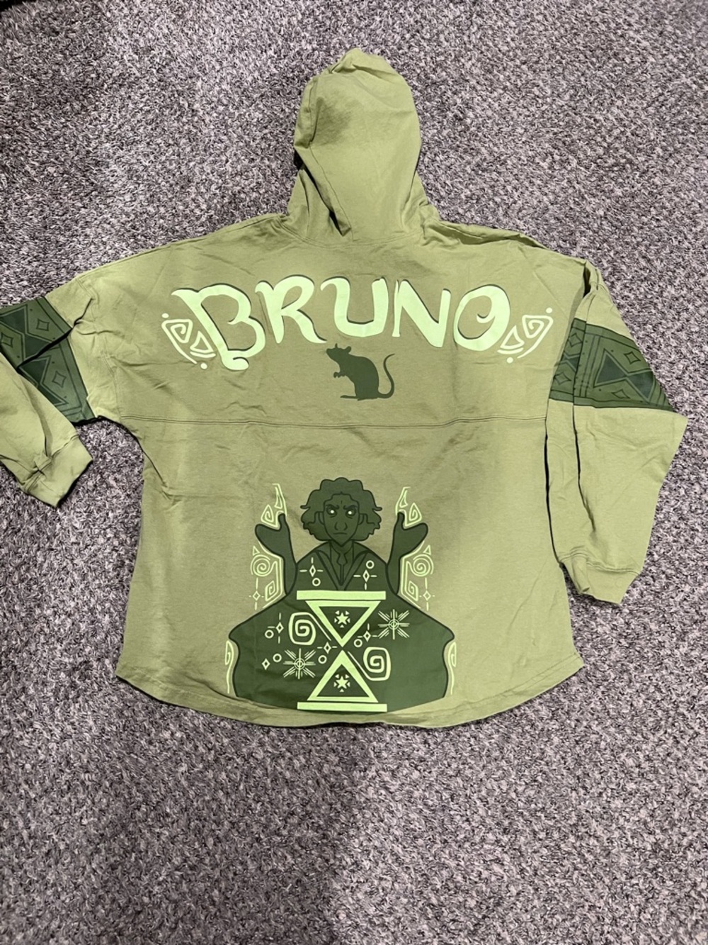 Disney Olive Green Bruno Hooded Pullover